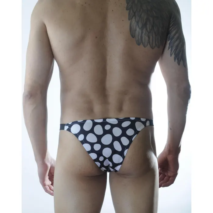 LYYN Erkek Desenli Brazillian Slip İç Çamaşırı