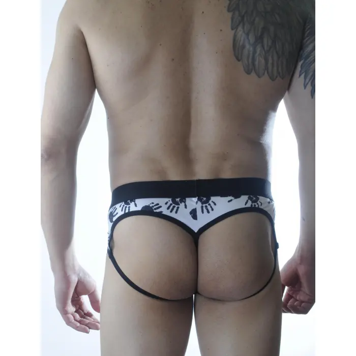 LYYN Erkek El Desenli Fantezi Jockstrap