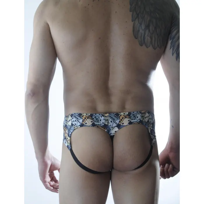 LYYN Erkek El Desenli Fantezi Jockstrap