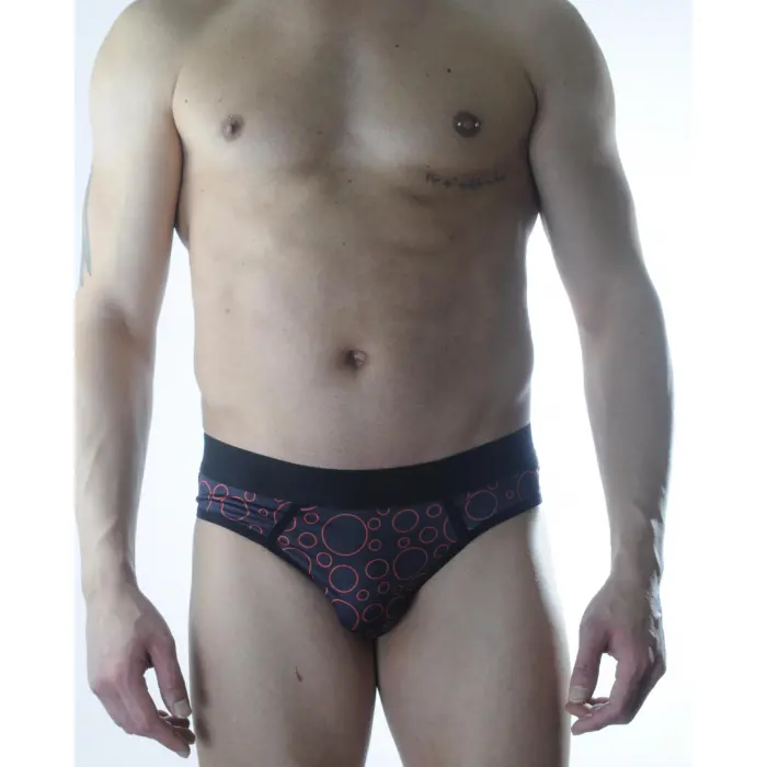 LYYN Erkek Fantezi Daire Desenli Jockstrap