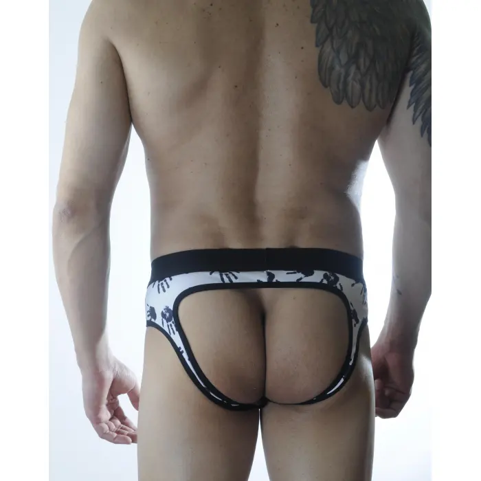 LYYN Erkek Fantezi El Desenli Jockstrap