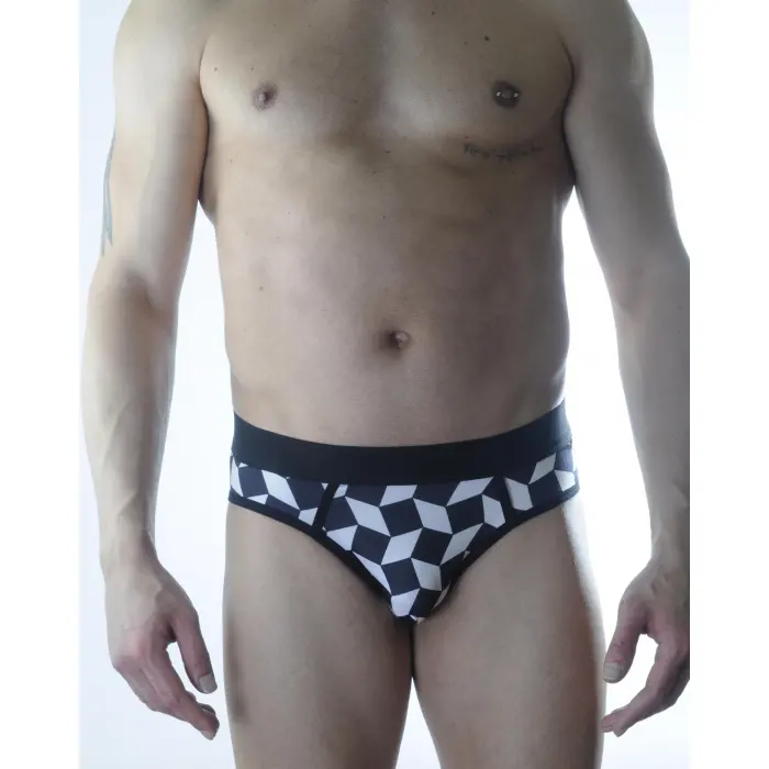 LYYN Erkek Fantezi Küp Desenli Jockstrap