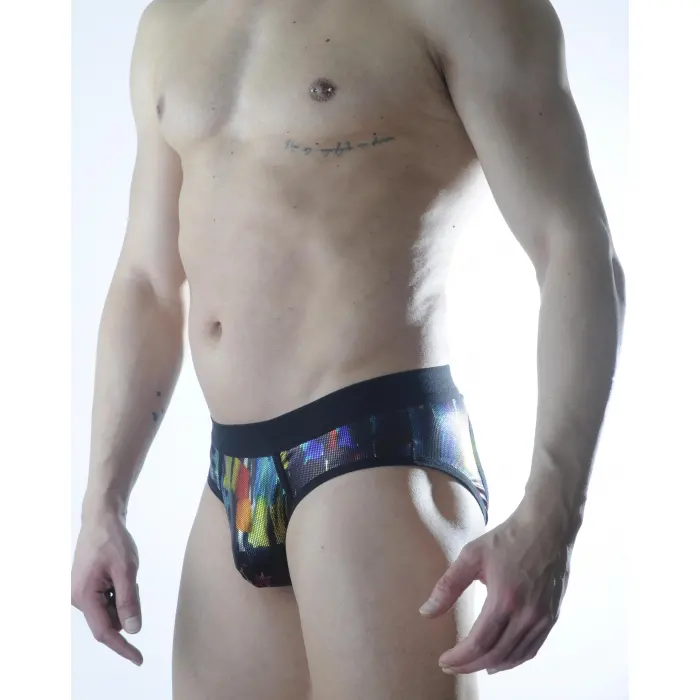 LYYN Erkek Fantezi Renkli Jockstrap İç Giyim