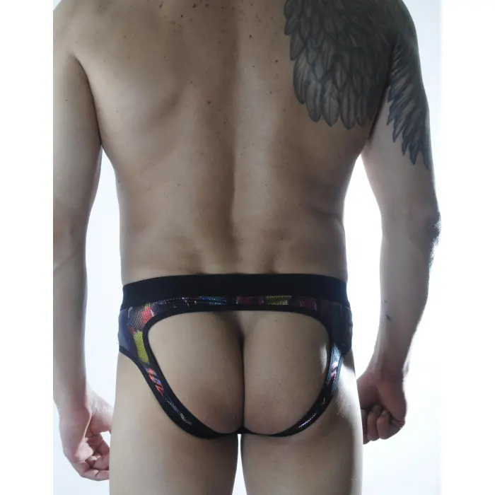 LYYN Erkek Fantezi Renkli Jockstrap İç Giyim
