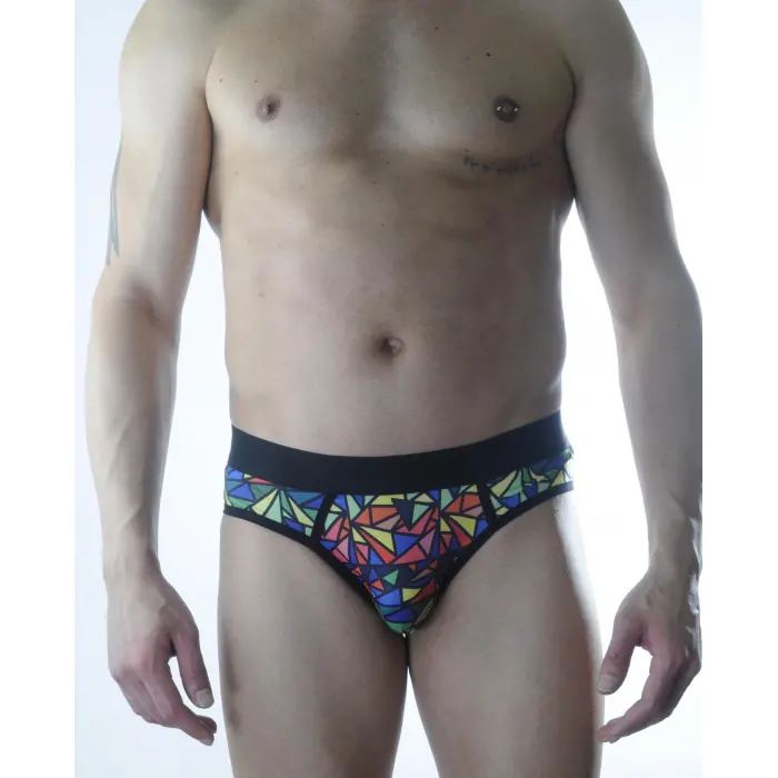 LYYN Erkek Fantezi Renkli Jockstrap İç Giyim
