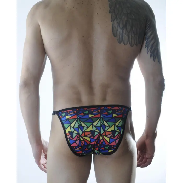 LYYN Erkek Metalli Renkli Slip Çamaşır