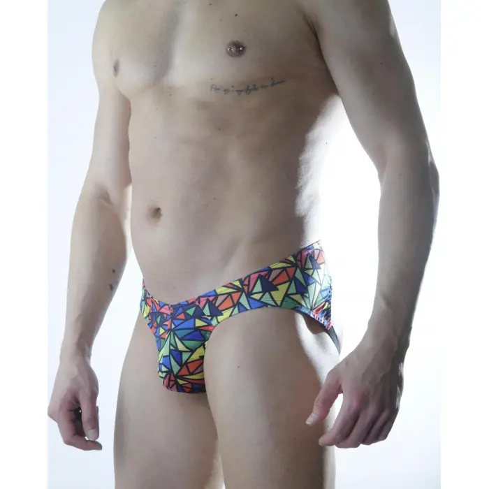 LYYN Erkek Renkli Desenli Fantezi Jockstrap