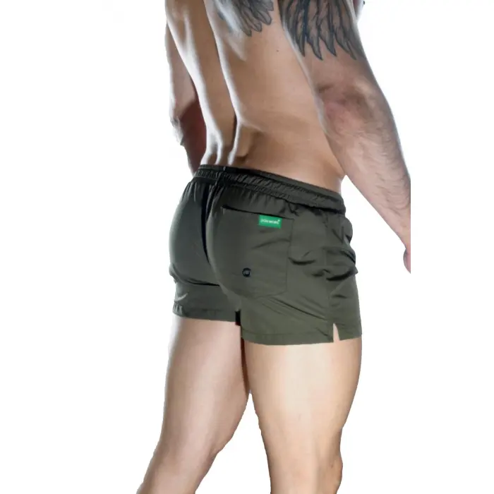 LYYN Erkek Yeşil Mini Mayo Short