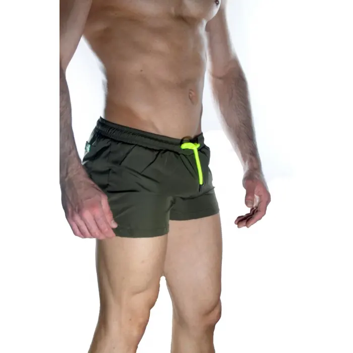 LYYN Erkek Yeşil Mini Mayo Short