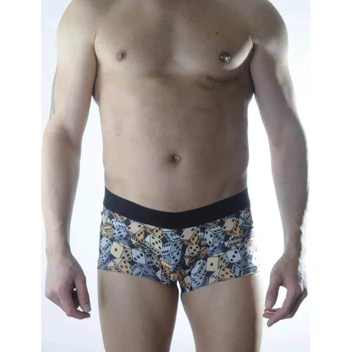 LYYN Erkek Zar Desenli Boxer