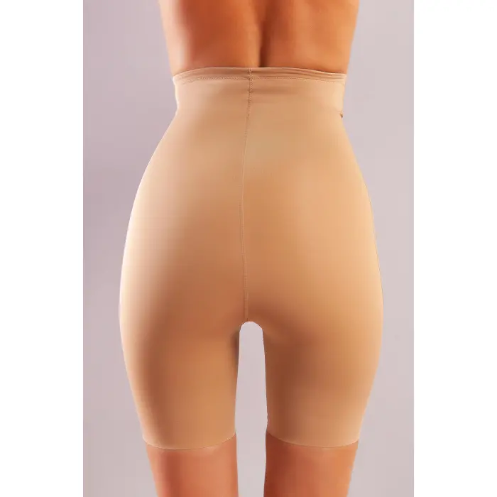 LYYN Golshan Girdle Hight Waist Micro Short Corset, İz Yapmayan Görünmez Yüksek Bel Paçalı Ten Korse