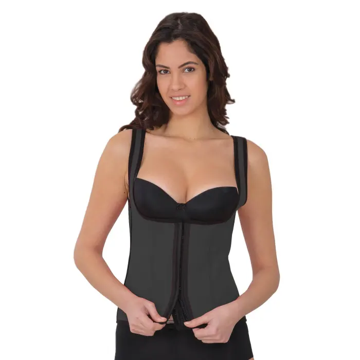 LYYN GRİ MI 9173 Agraflı Göğsü Açık Atlet Korse