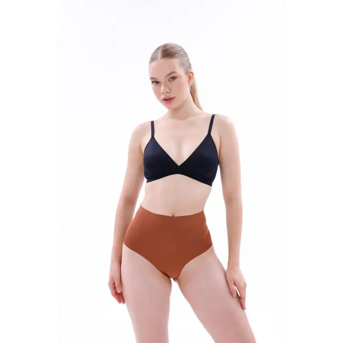 LYYN KAHVE MI EMAY 2704 Lazer Kesim Hayalet Külot