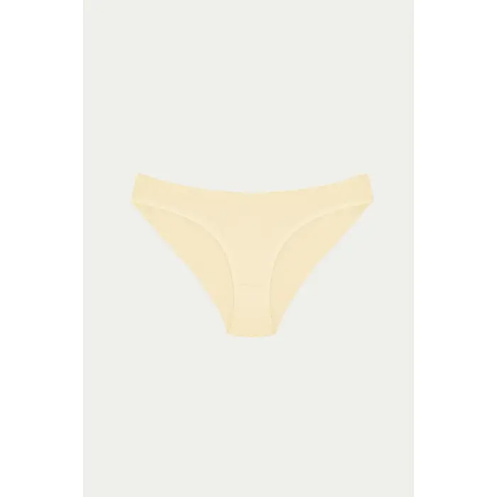 LYYN Pamuklu Siyah Beyaz Ten Rengi 3lü Külot