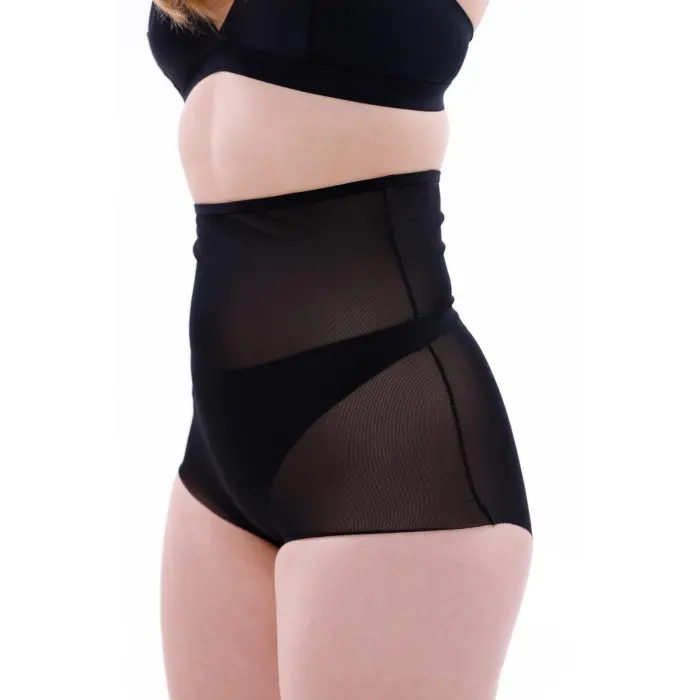 LYYN SİYAH MI EMAY 2706 Lazer Tül Slip Hayalet Korse