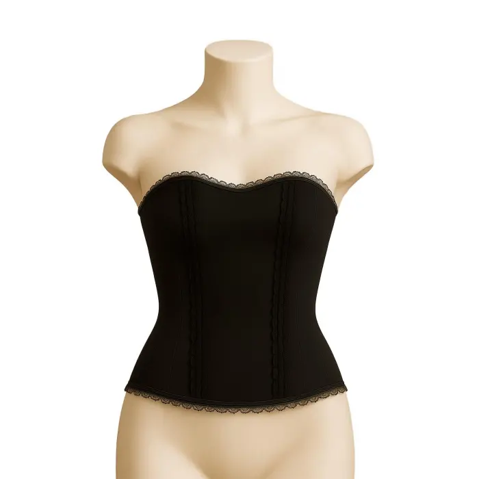 LYYN SİYAH MI Emay 9155 F Fırfırlı Terletici Büstiyer