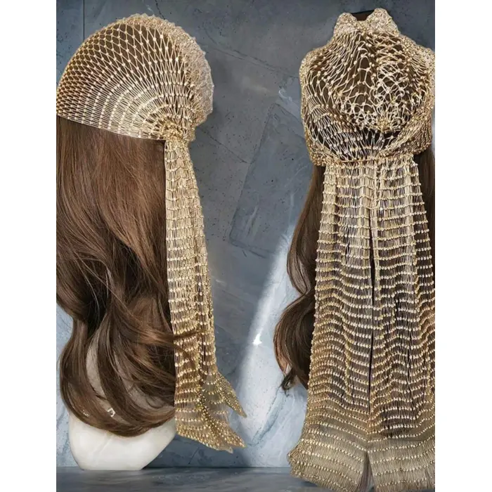 LYYN Taşlı Kafa Aksesuarı Kristal Bandana