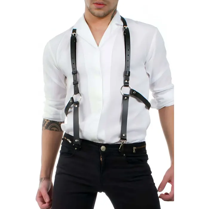 Seksi Deri Erkek  Pantolon Kemeri - Brfm29