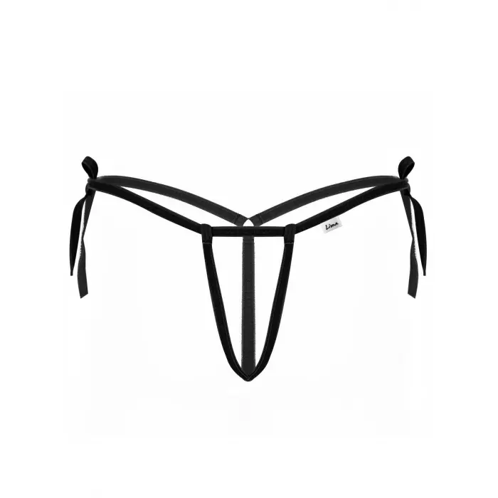 Siyah İpli Kadın Büyük Beden Fantezi G String