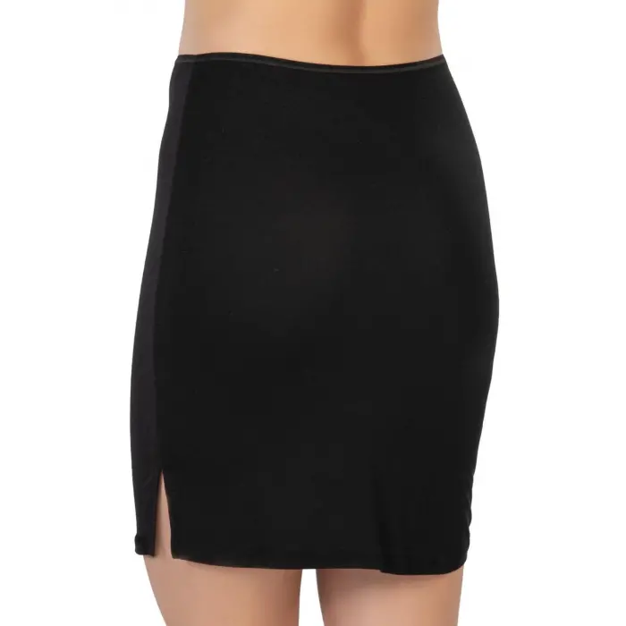 SİYAH MI Emay 1438 Modal Cotton Midi Jupon