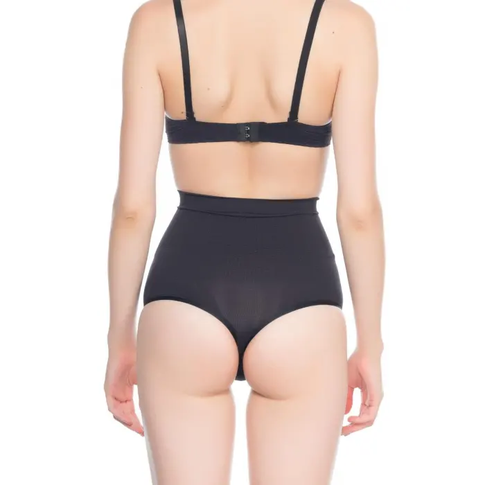 SİYAH MI Emay 2054 Masajlı String Korse