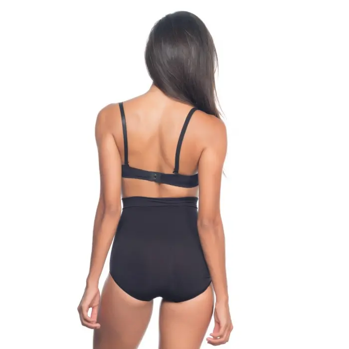 SİYAH MI Emay 2057 Yüksek Bel Masajlı Slip Korse