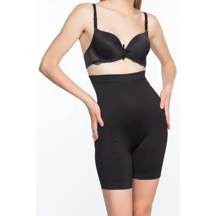 SİYAH MI Emay 2063 Popo Açık Paçalı Korse