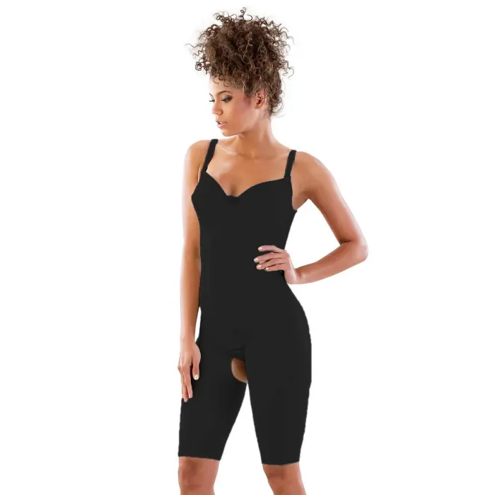 SİYAH MI Emay 2822 Balen Sütyenli Paçalı Boy Lazer Korse