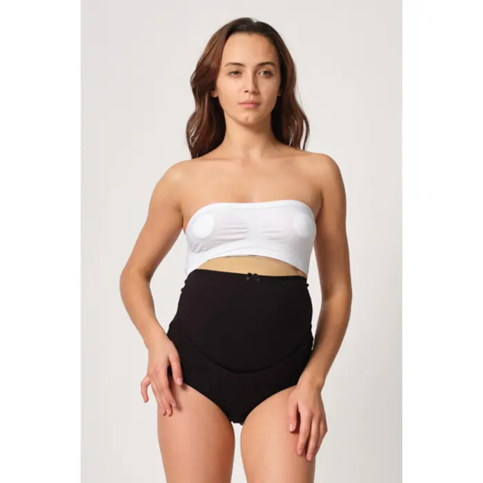 SİYAH MI Emay 2825 Cotton Hamile Karın Destekleyici Slip Korse