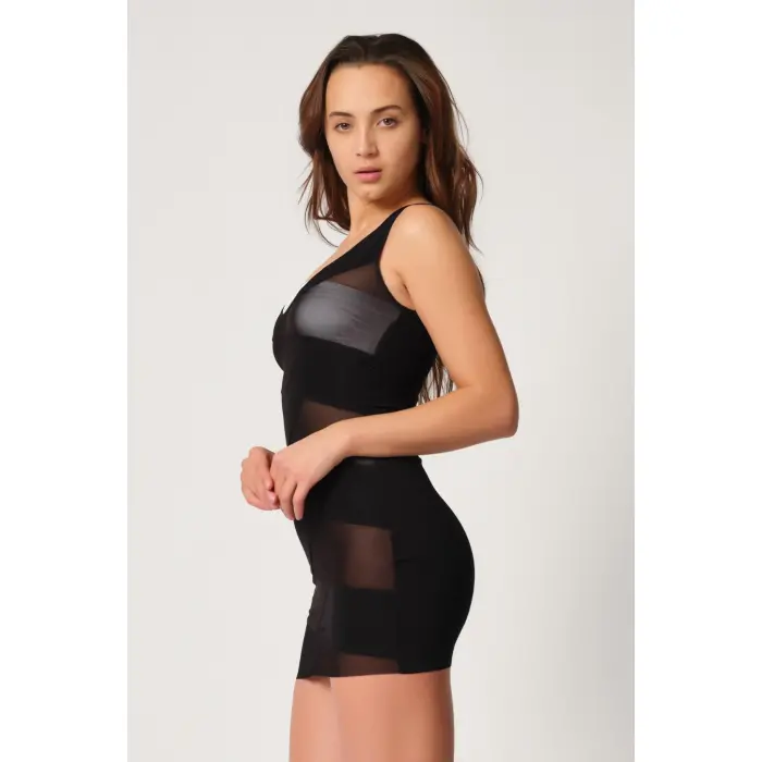 SİYAH MI Emay 2934 Toparlayıcı Elbise Lazer Korse