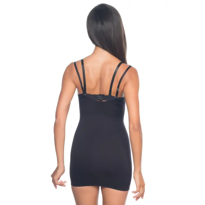 SİYAH MI Emay 5043 Göğsü Açık Masajlı Korse