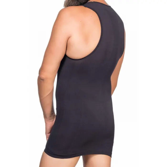 SİYAH MI Emay E1003 V Yaka Erkek Korse Atlet