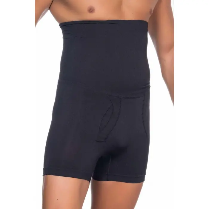 SİYAH MI Emay E1005 Erkek Yüksek Bel Double Boxer Korse