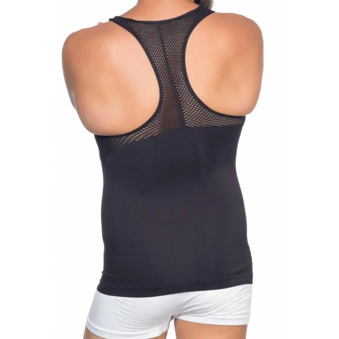 SİYAH MI Emay E1009 Fileli Erkek Korse Atlet