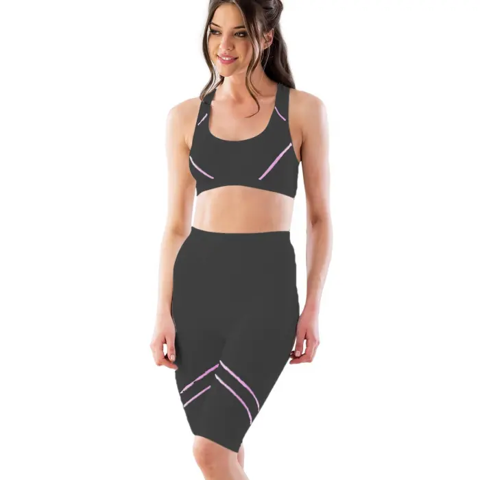 SİYAH-PEMBE MI Emay 3850 Soft Büstiyer Takım