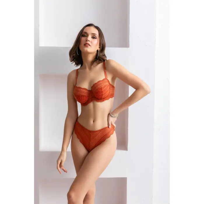 SÜTYEN KÜLOT TAKIM KİREMİT (MGP31801)