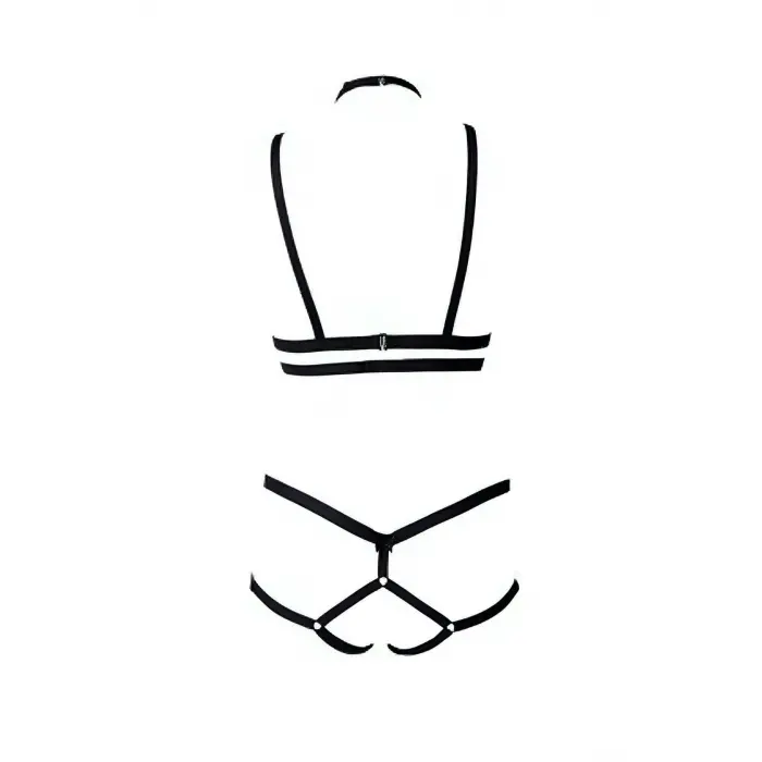 Sütyen - String Lastik Harness Takım - Brf144