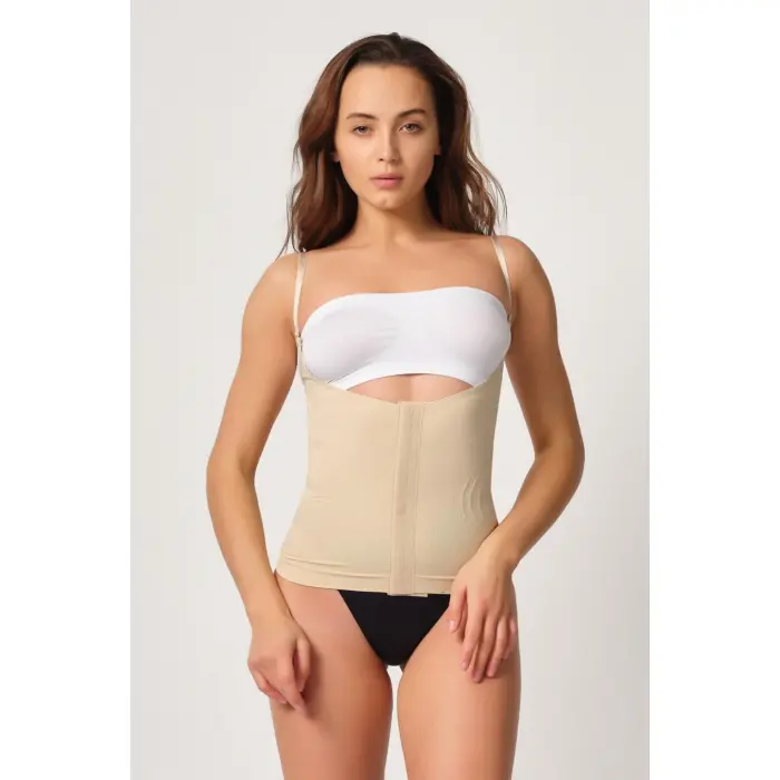 TEN MI Emay 2030 Agraflı Göğsü Açık Atlet Korse