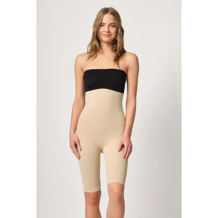 TEN MI Emay 2044 Yüksek Bel Double Uzun Paçalı Korse