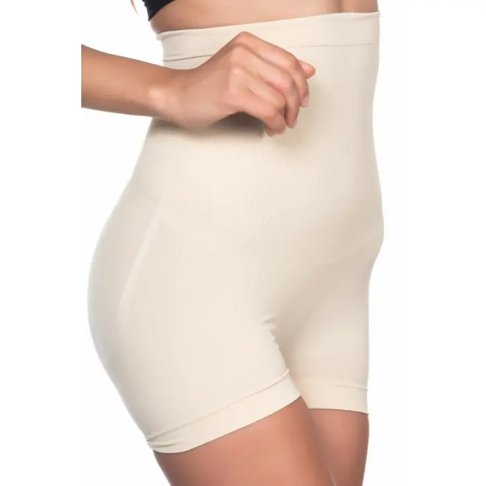 TEN MI Emay 2055 Yüksek Bel Masajlı Boxer Korse