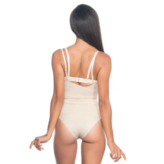 TEN MI Emay 2073 Göğüsü Açık Desenli Body Korse