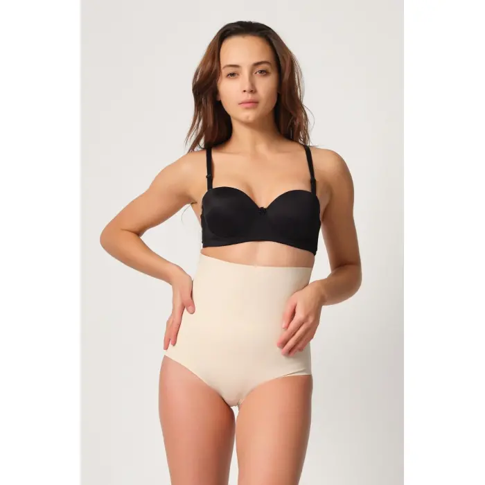 TEN MI Emay 2708 Lazer Yüksek Bel Kesim Slip Korse