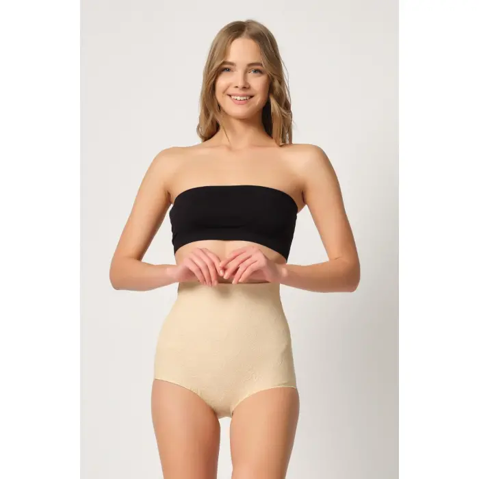 TEN MI Emay 2842 Lazer Dantelli Slip Korse