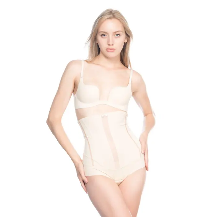 TEN MI Emay 2886 Yüksek Bel Tül Slip Lazer Korse