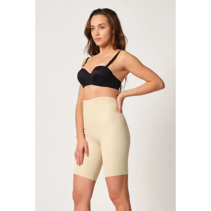 TEN MI Emay 2927 Bel Dekolteli Balenli Paçalı Lazer Korse