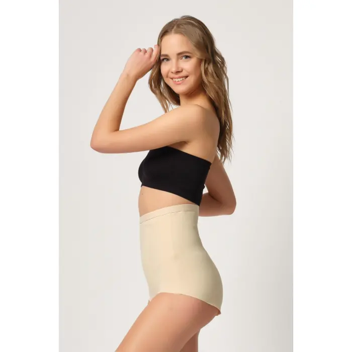 TEN MI Emay 2931 Karın Balen Destekli Slip Lazer Korse