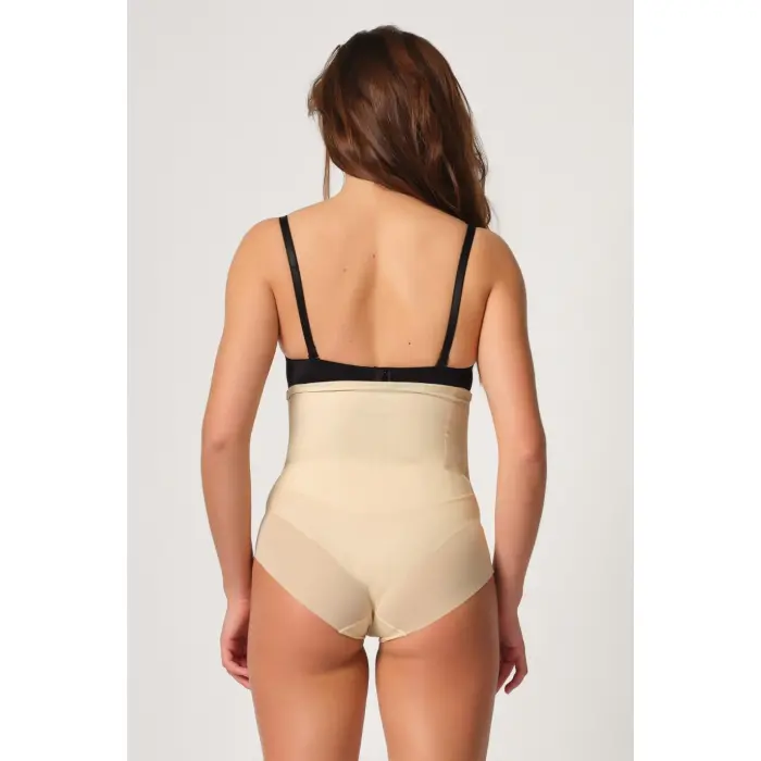 TEN MI Emay 2945 Tül Karyokalı Slip Lazer Korse