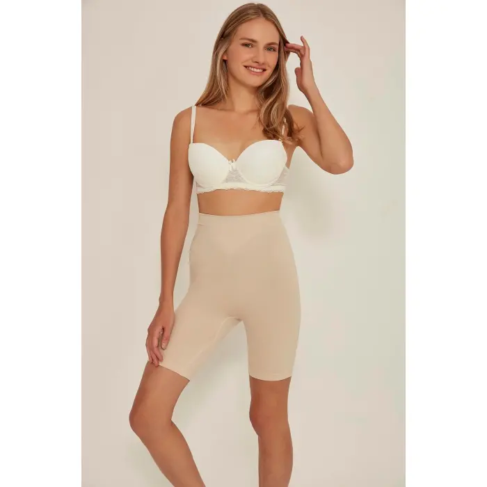 TEN MI Emay 3005 Soft Uzun Paçalı Boxer Korse