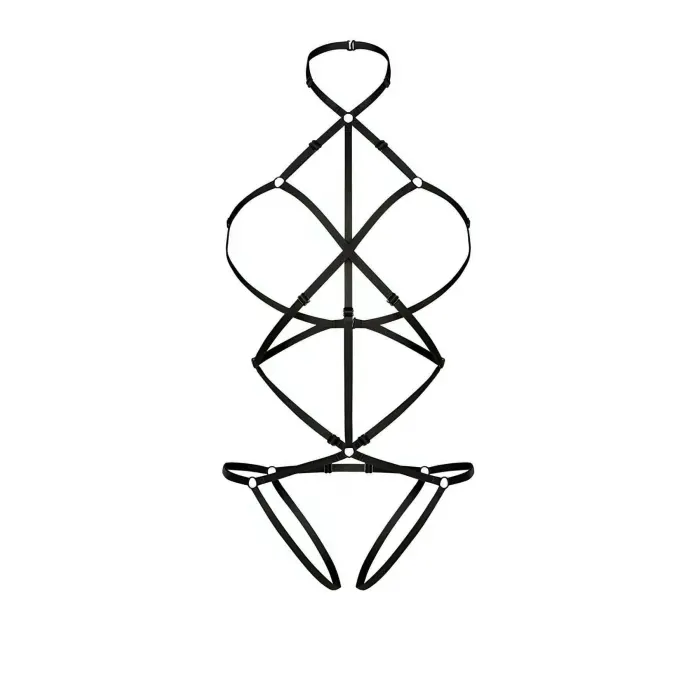 Vücudu Saran Seksi Harness - Brf37