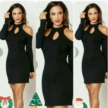 B101312 Özel Kesim Club Elbise